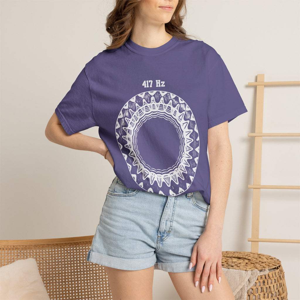 417 Hz Solfeggio Frequency Cymatics Sound Wellness Comfort Colors® Unisex T-Shirt