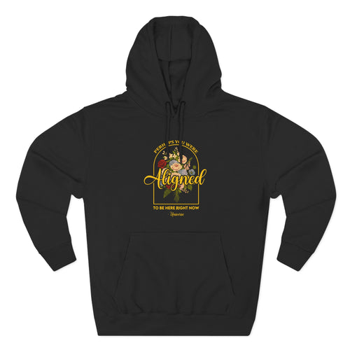 Aligned For Such A Time Divine Purpose Floral Premium Unisex Hoodie