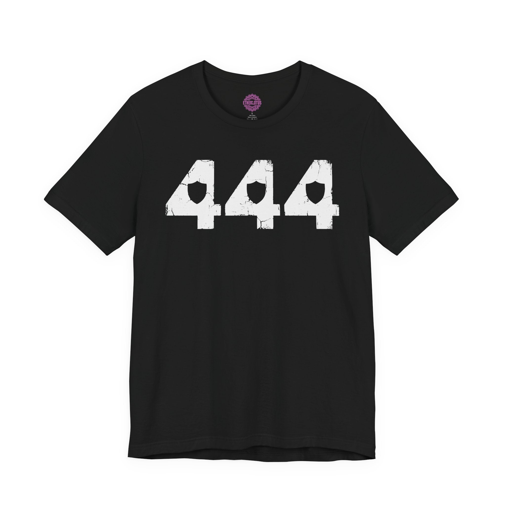 444 Angel Number Sovereign Shield Premium Unisex T-Shirt