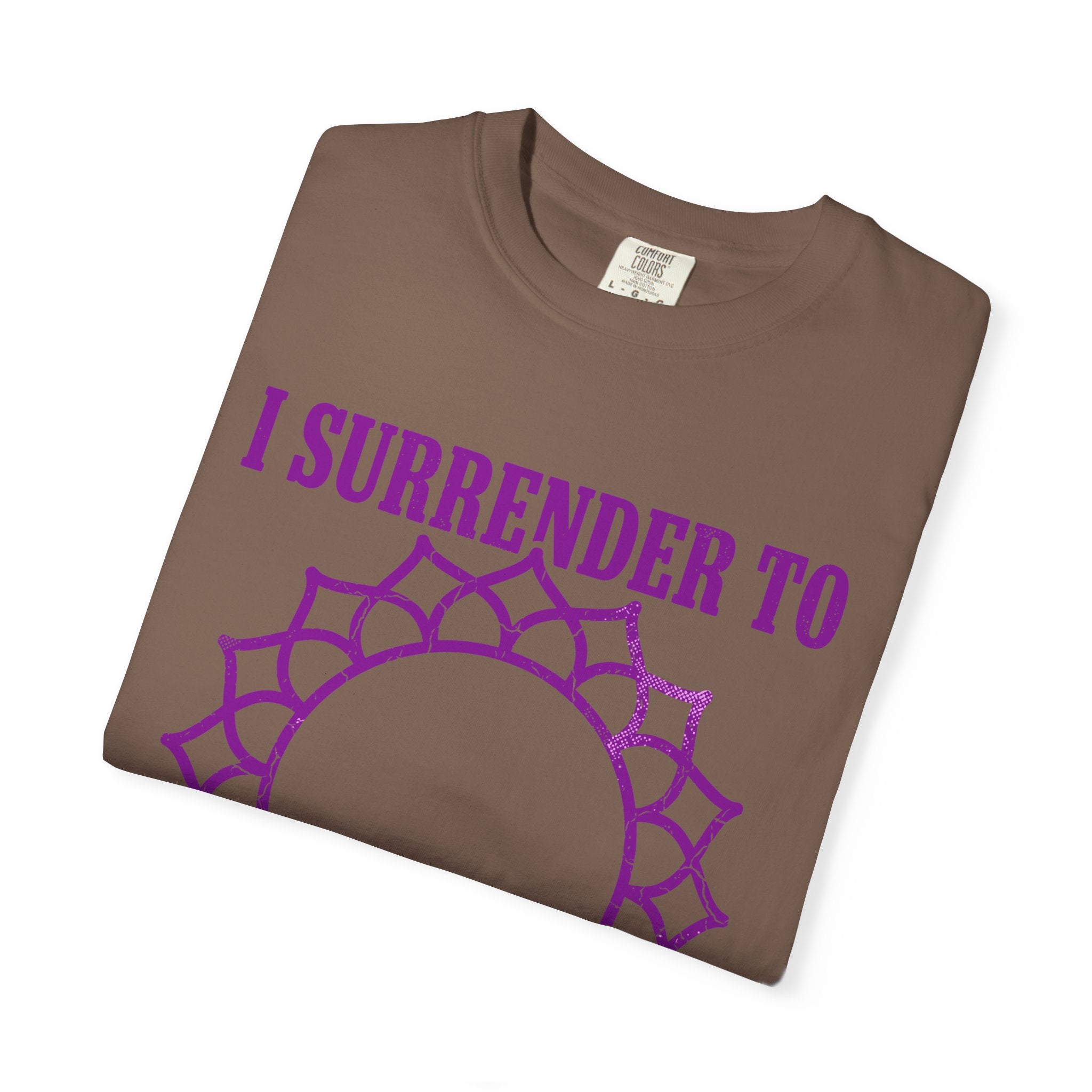 26 I Surrender to the Flow of Divine Energy Crown Chakra Comfort Colors® Unisex T-Shirt
