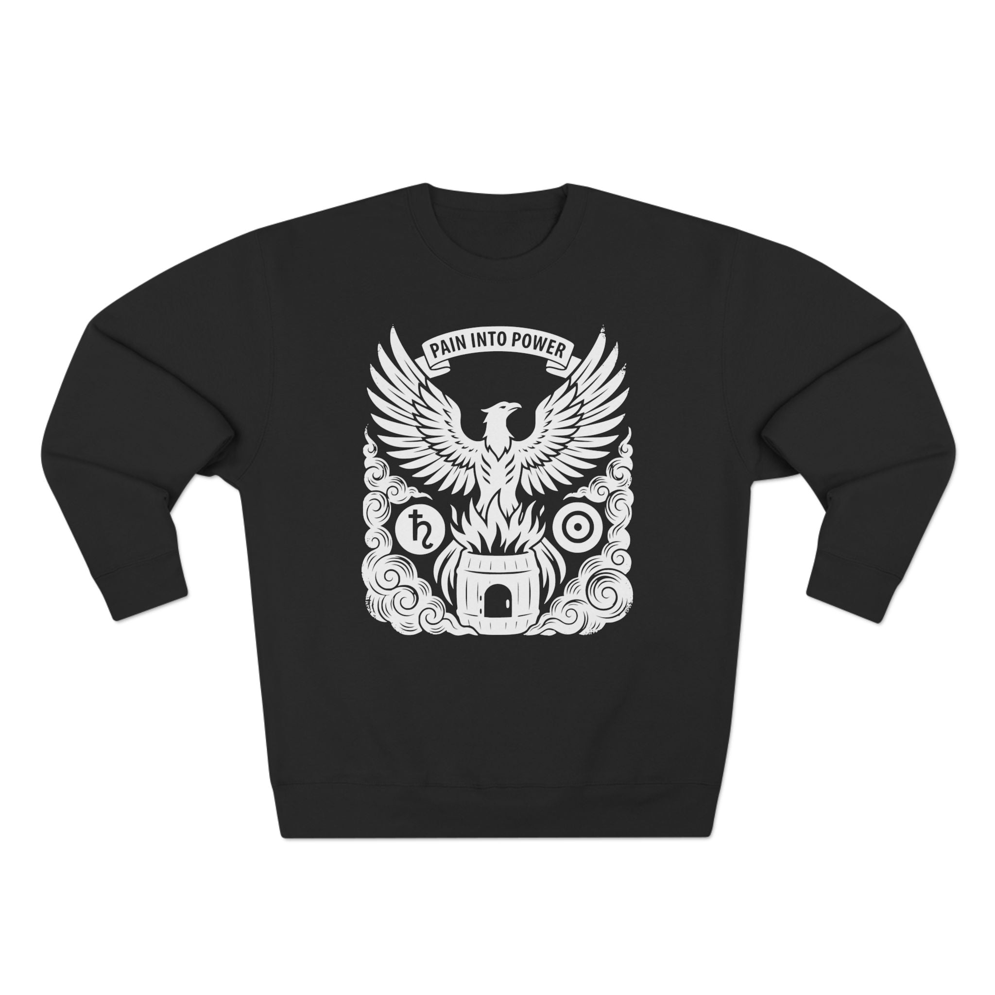 Pain Into Power Phoenix Alchemy Premium Unisex Sweatshirt