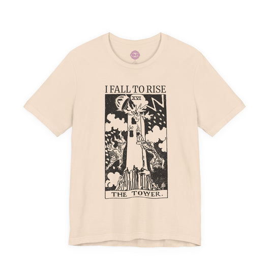 The Tower Fall To Rise Tarot Premium Unisex T-Shirt