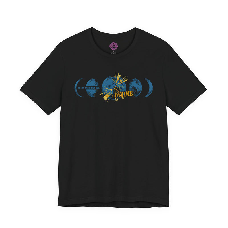 Out of Tune But Still Divine Kintsugi Moon Healing Premium Unisex T-Shirt