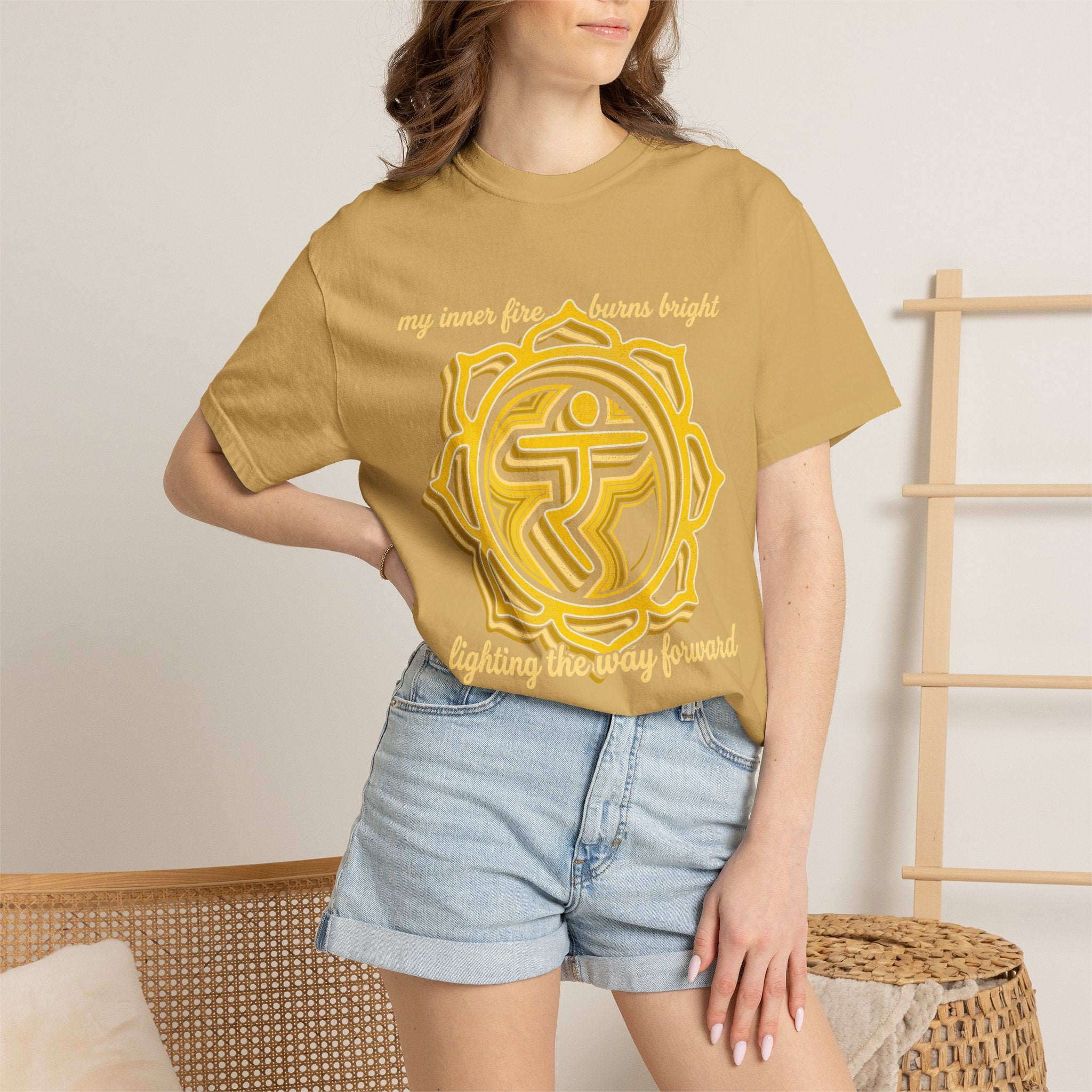 My Inner Fire Burns Bright Lighting the Way Forward Solar Plexus Chakra Comfort Colors® Unisex T-Shirt