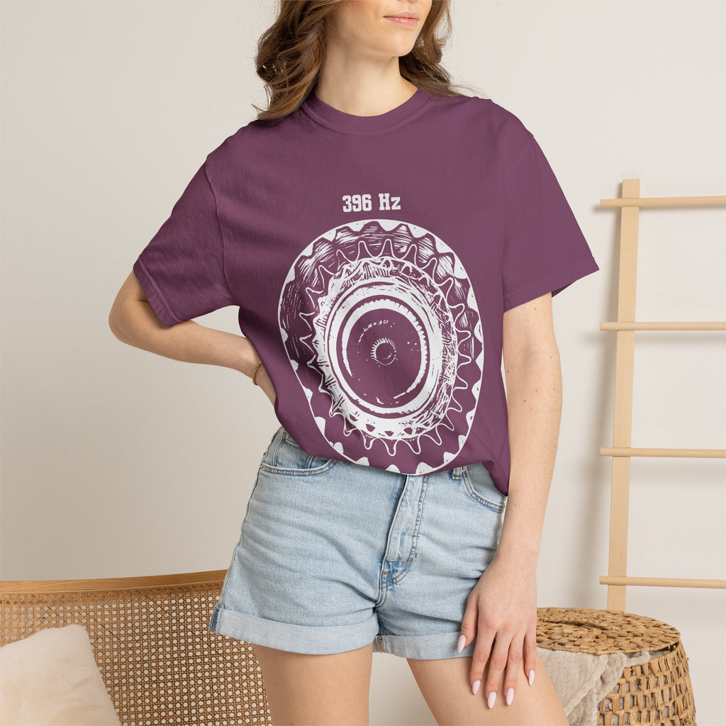 396 Hz Solfeggio Frequency Cymatics Sound Wellness Comfort Colors® Unisex T-Shirt