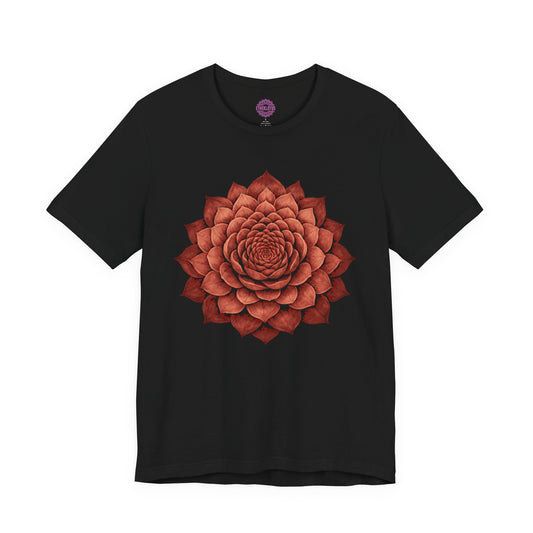 Sacred Bloom Mandala Premium Unisex T-Shirt