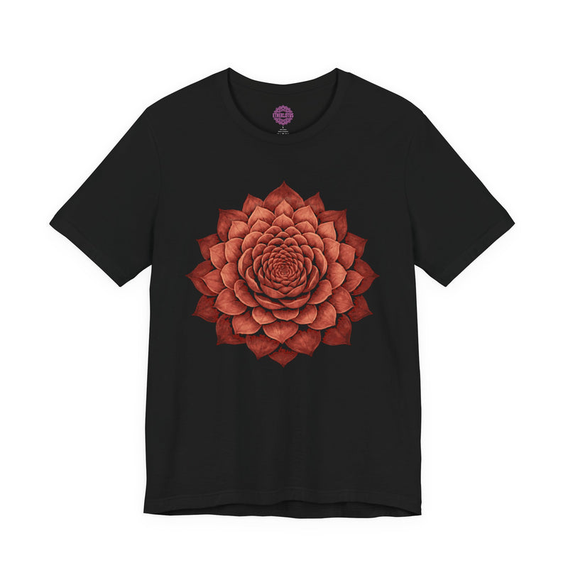 Sacred Bloom Mandala Premium Unisex T-Shirt