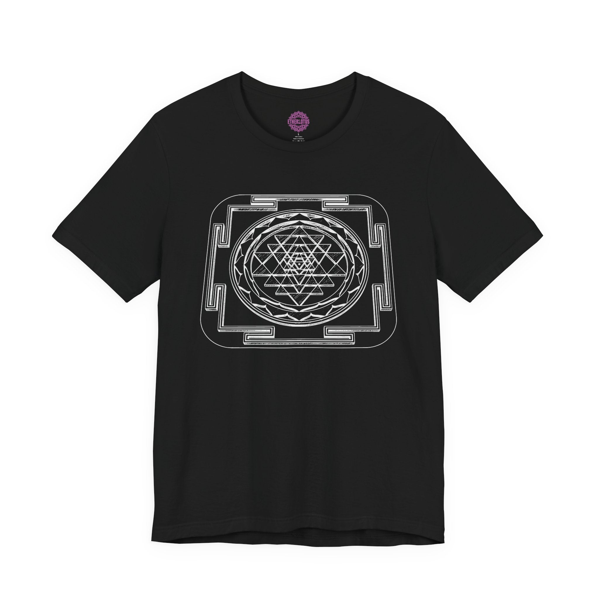 Sri Yantra Divine Alignment Sacred Geometry Premium Unisex T-Shirt