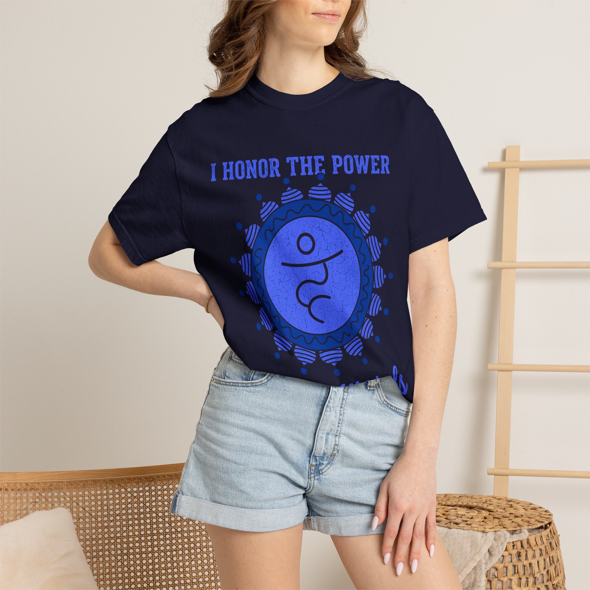 I Honor the Power of My Words Vishuddha Throat Chakra Comfort Colors® Unisex T-Shirt