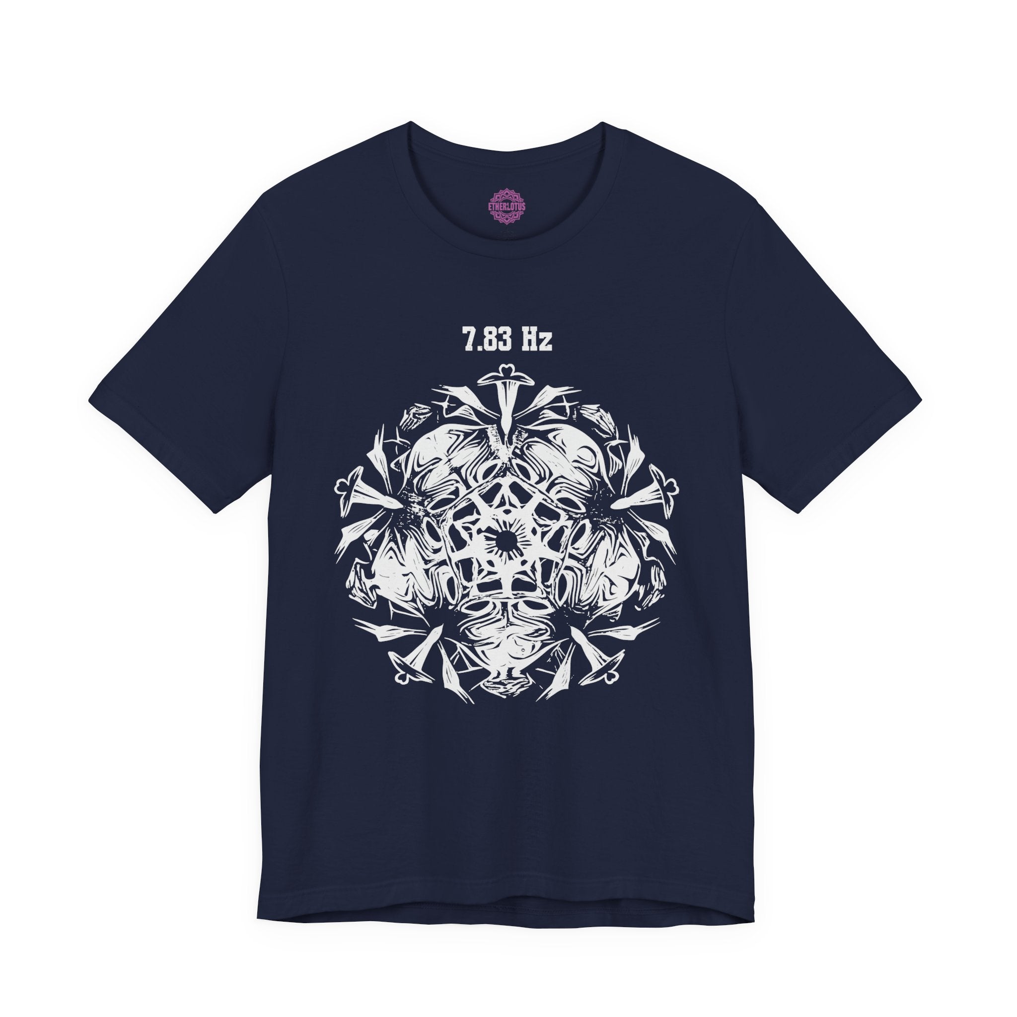 7.83 Hz Schumann Resonance Cymatics Earth Frequency Sound Premium Unisex T-Shirt