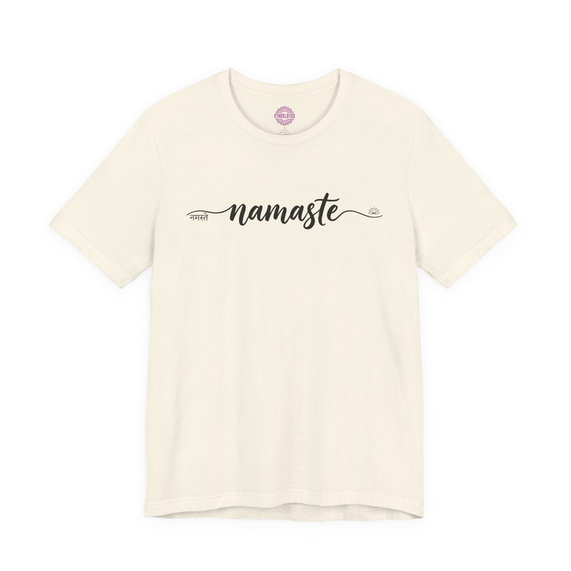 Namaste Sanskrit Lotus Yoga Premium Unisex T-Shirt