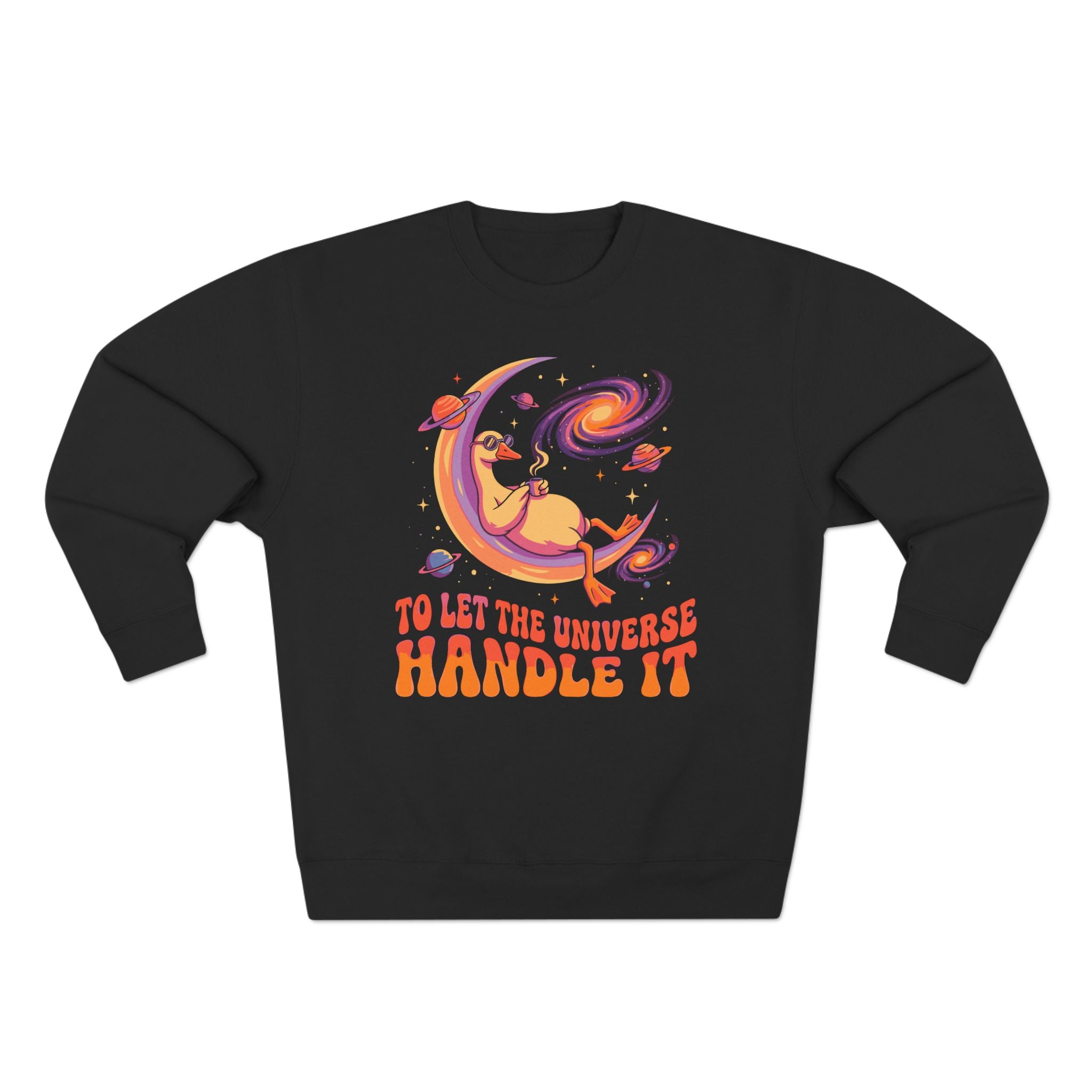 Cosmic Goose Divine Surrender Premium Unisex Sweatshirt