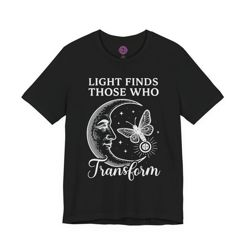 Light Finds Those Who Transform Moon Premium Unisex T-Shirt