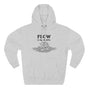 Flow Is My Mantra Om & Waves Premium Unisex Hoodie