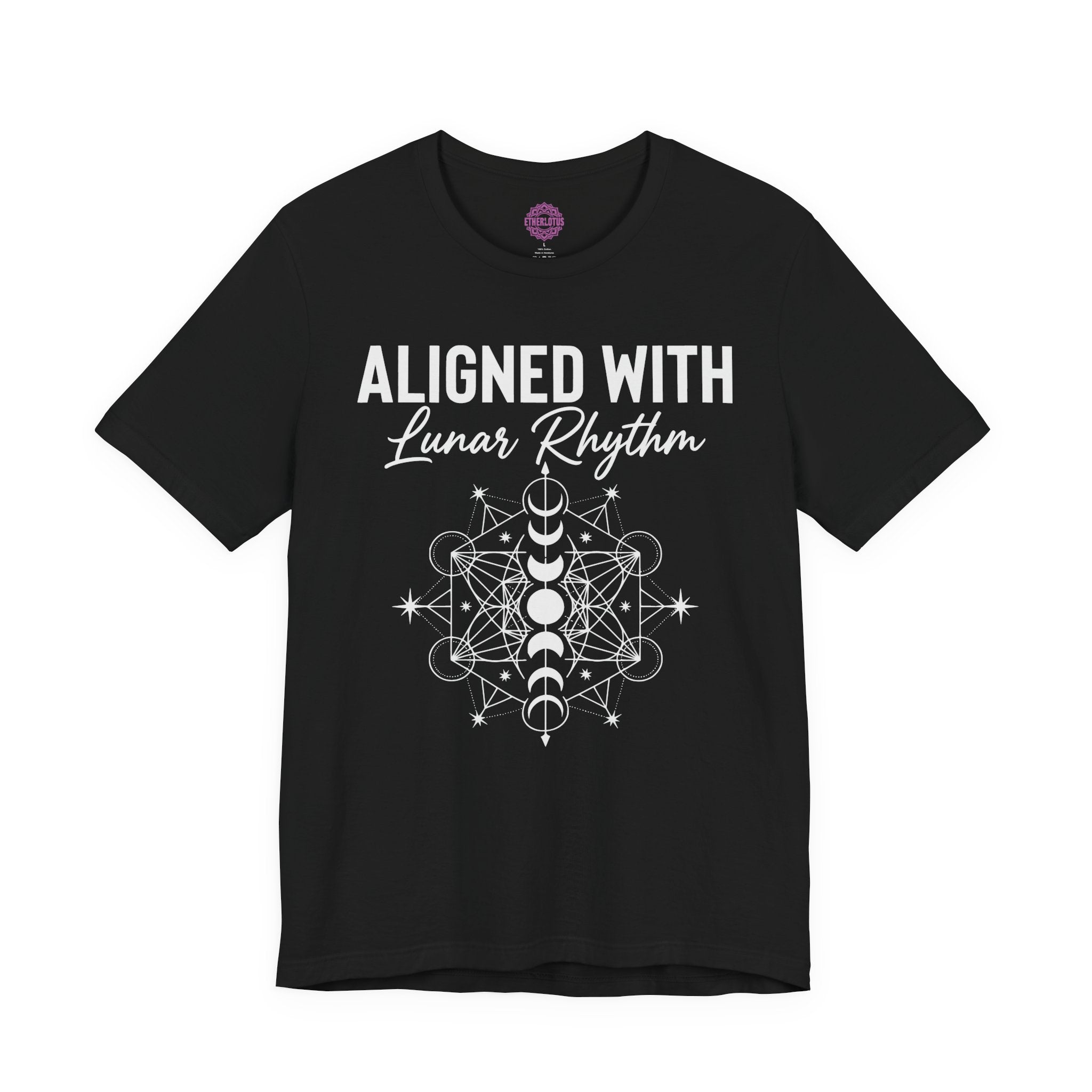 Aligned With Lunar Rhythm Mandala Premium Unisex T-Shirt