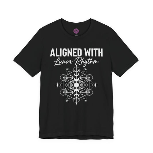 Aligned With Lunar Rhythm Mandala Premium Unisex T-Shirt