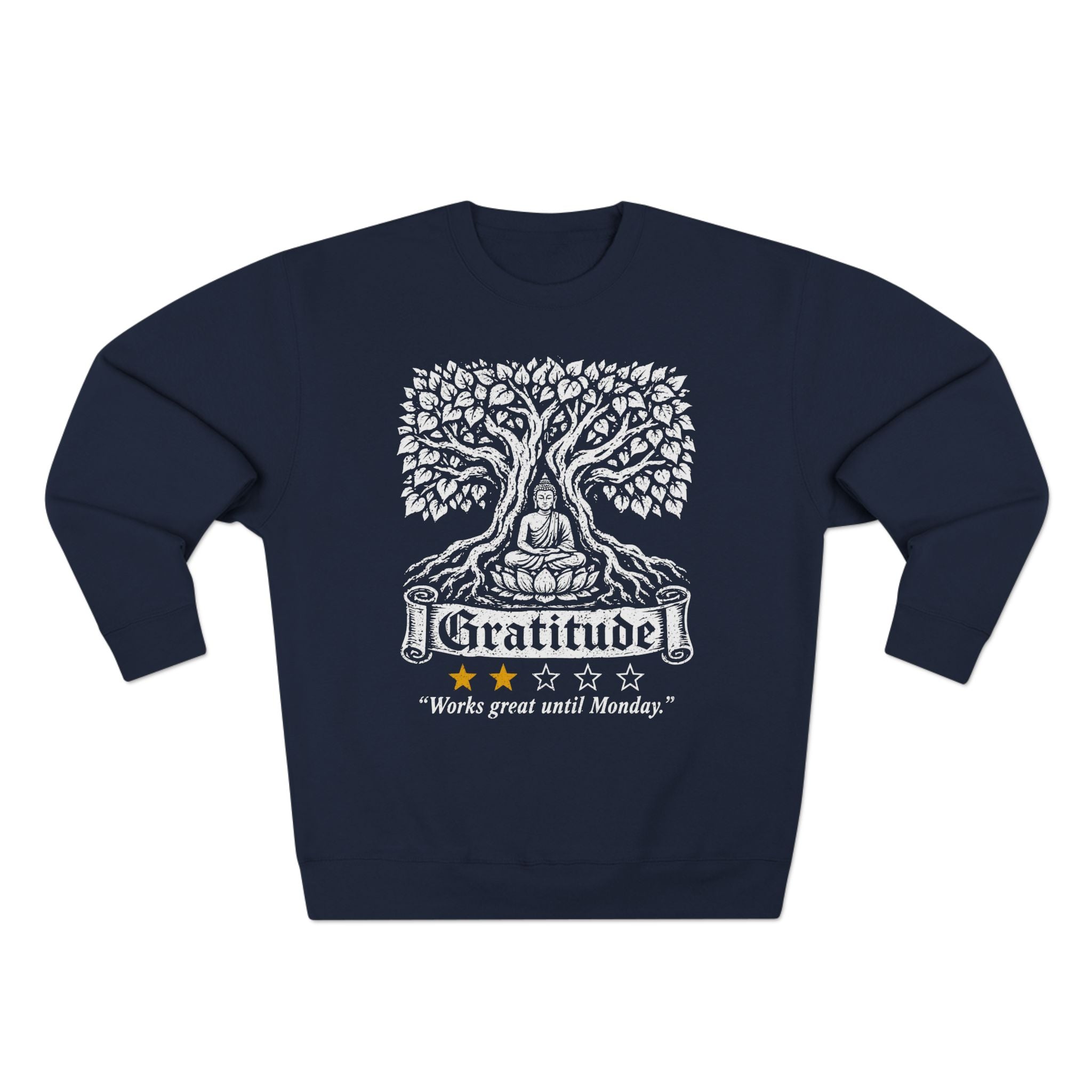 Gratitude Two Star Review Premium Unisex Sweatshirt