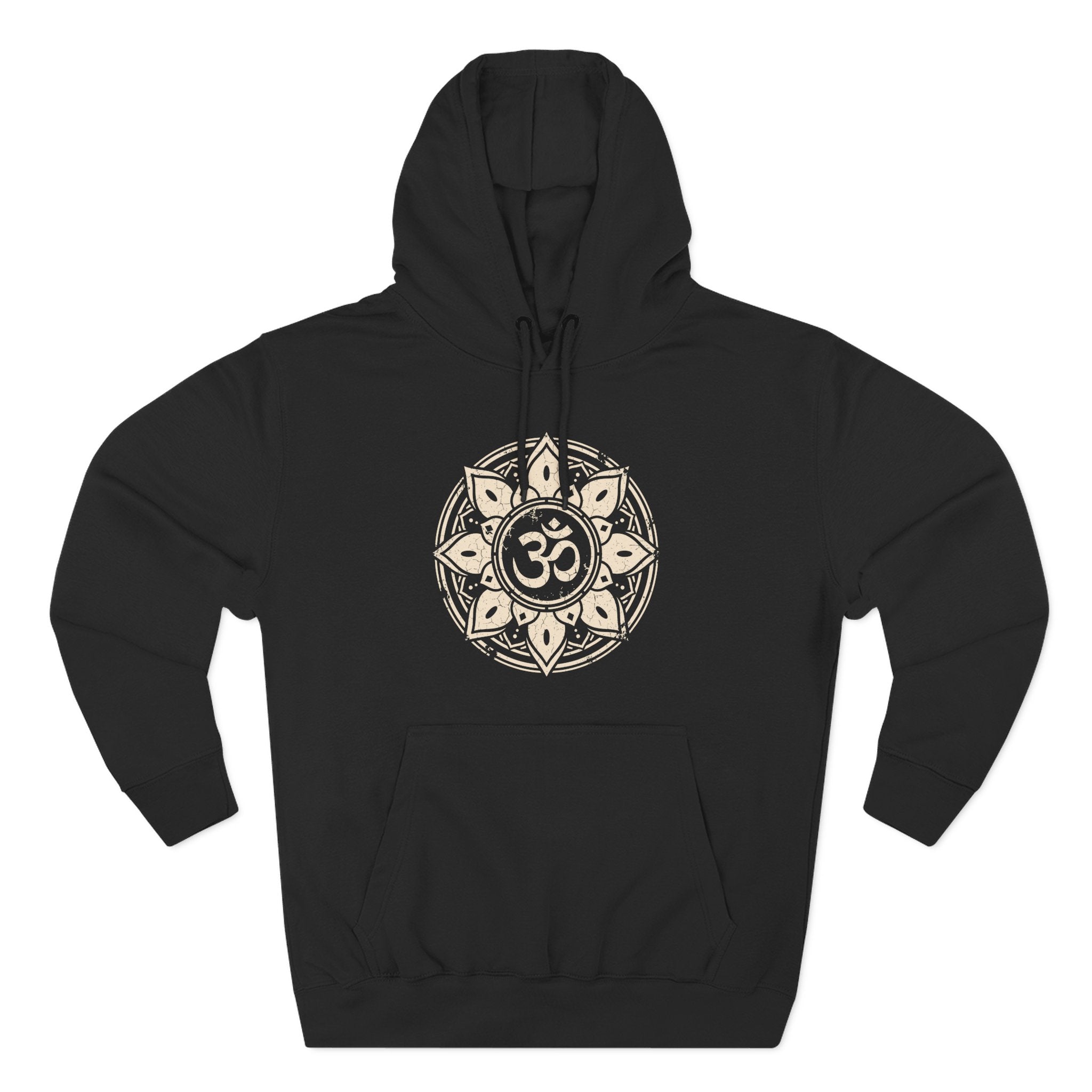 Om Sacred Mandala Lotus Spiritual Premium Unisex Hoodie