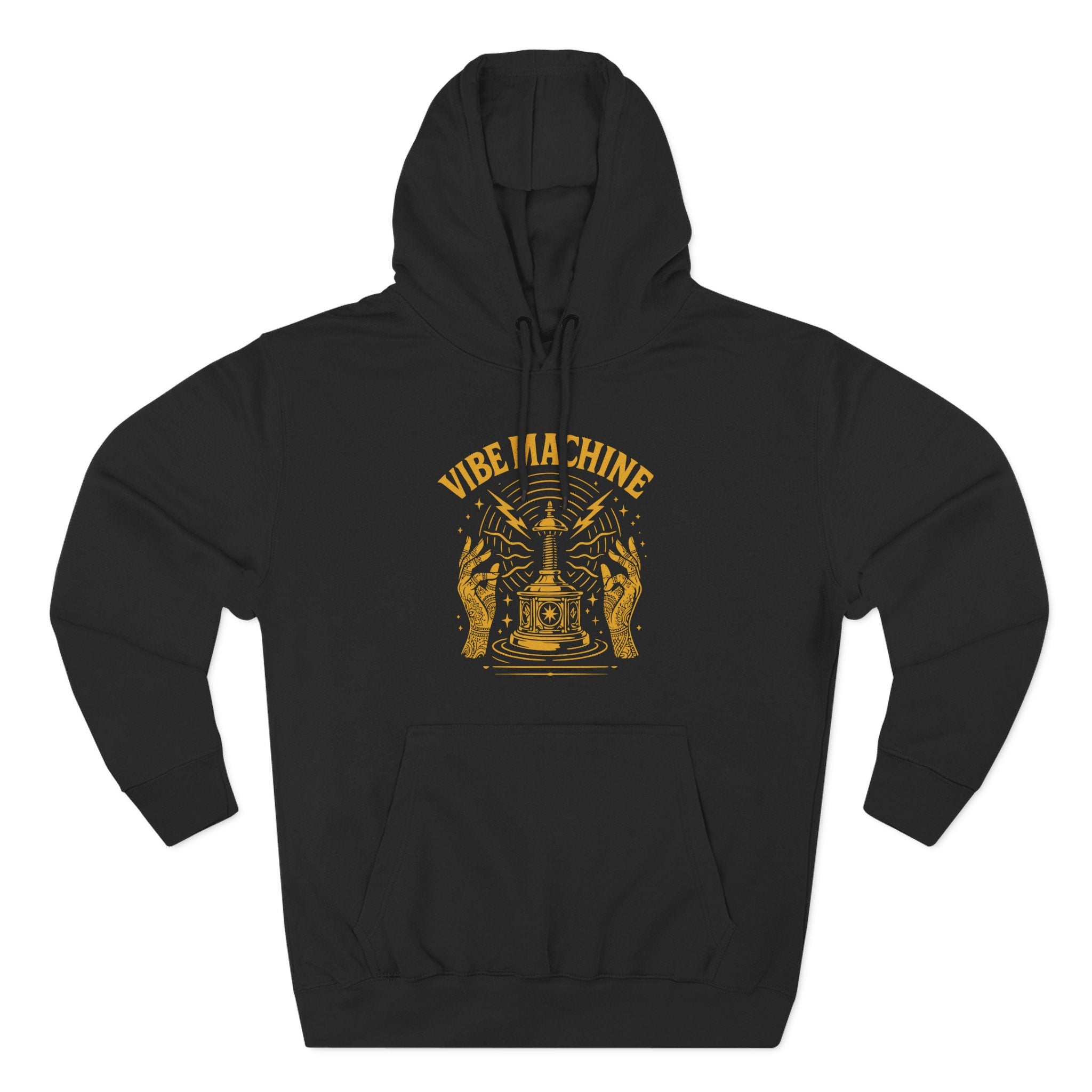 Vibe Machine Energy Frequency Premium Unisex Hoodie