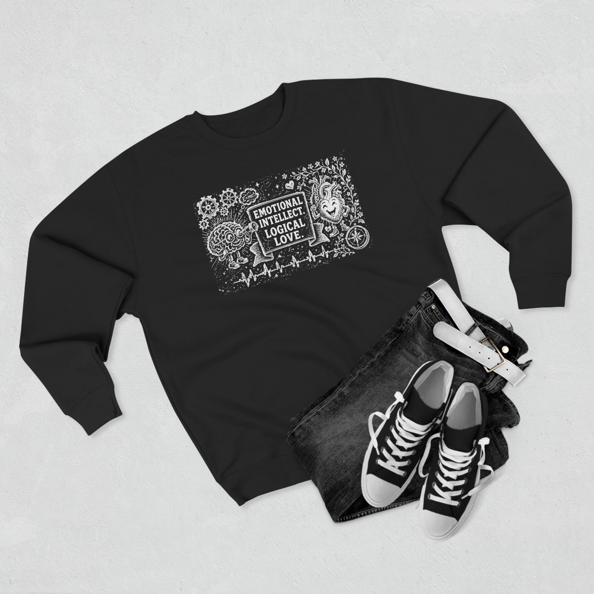 Emotional Intellect Logical Love Premium Unisex Sweatshirt