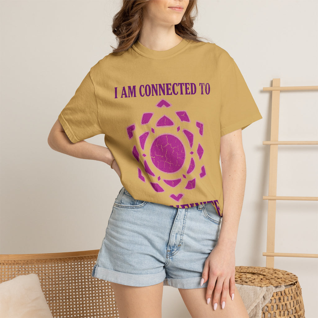 I Am Connected to the Infinite Crown Chakra Sahasrara Comfort Colors® Unisex T-Shirt