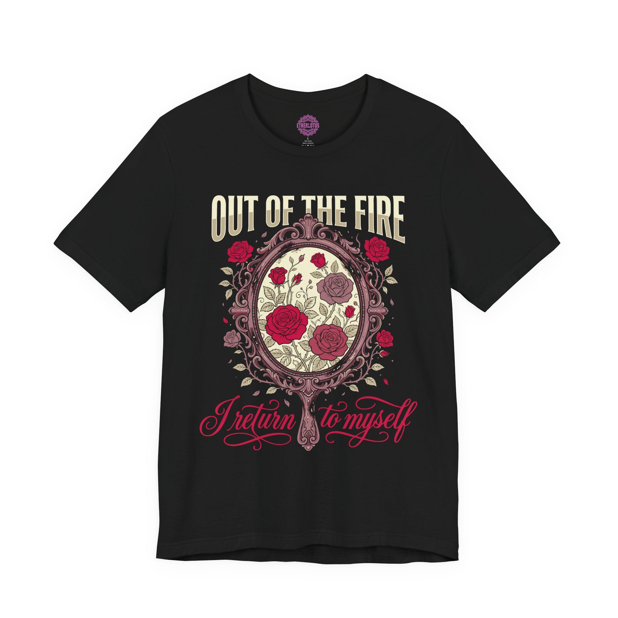Out of the Fire I Return to Myself Mirror Rose Premium Unisex T-Shirt