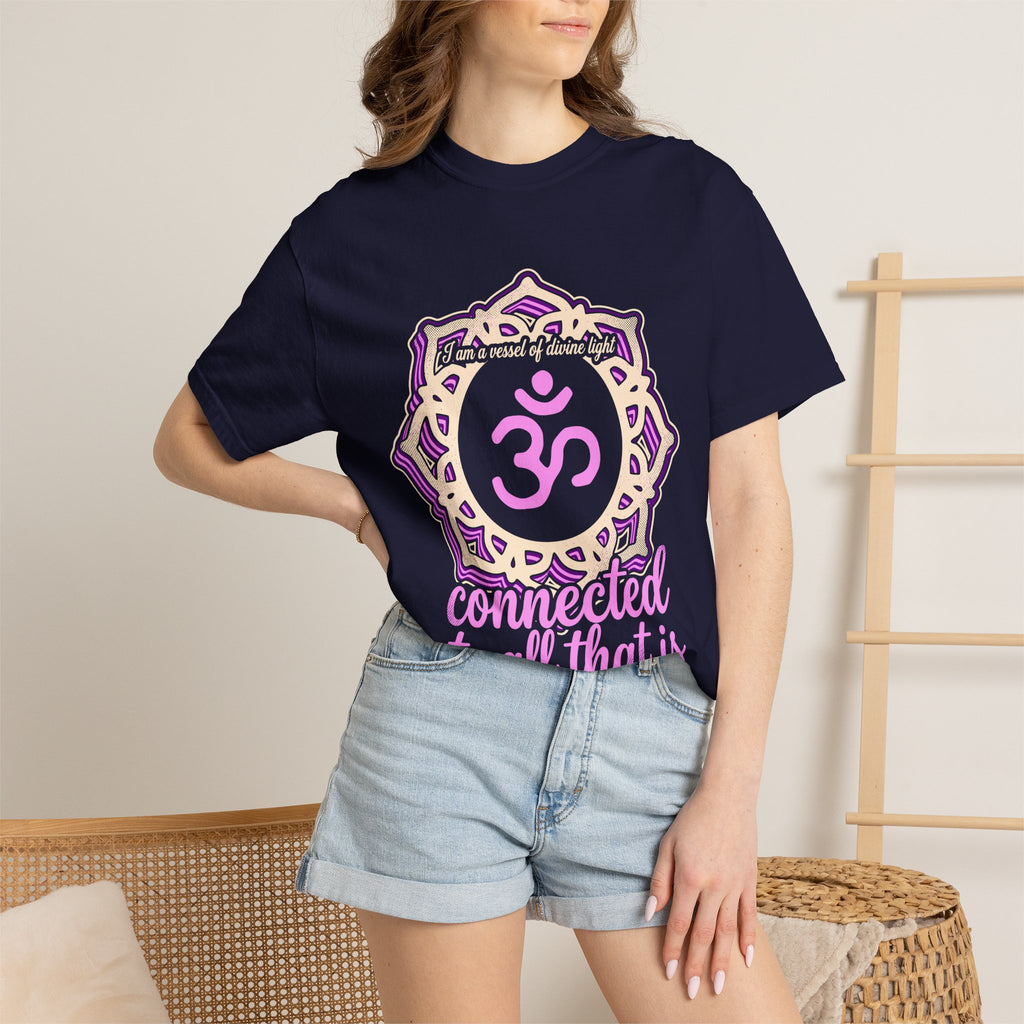 I Am a Vessel of Divine Light Connected to All That Is Crown Chakra Comfort Colors® Unisex T-Shirt