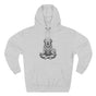 Zen Golden Retriever Meditation Lotus Mala Premium Unisex Hoodie