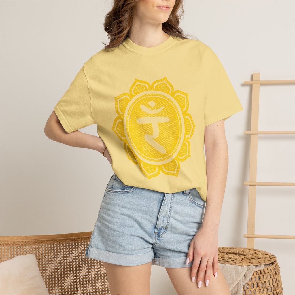Ram Bija Manipura Solar Plexus Chakra Symbol Sacred Geometry Comfort Colors® Unisex T-Shirt