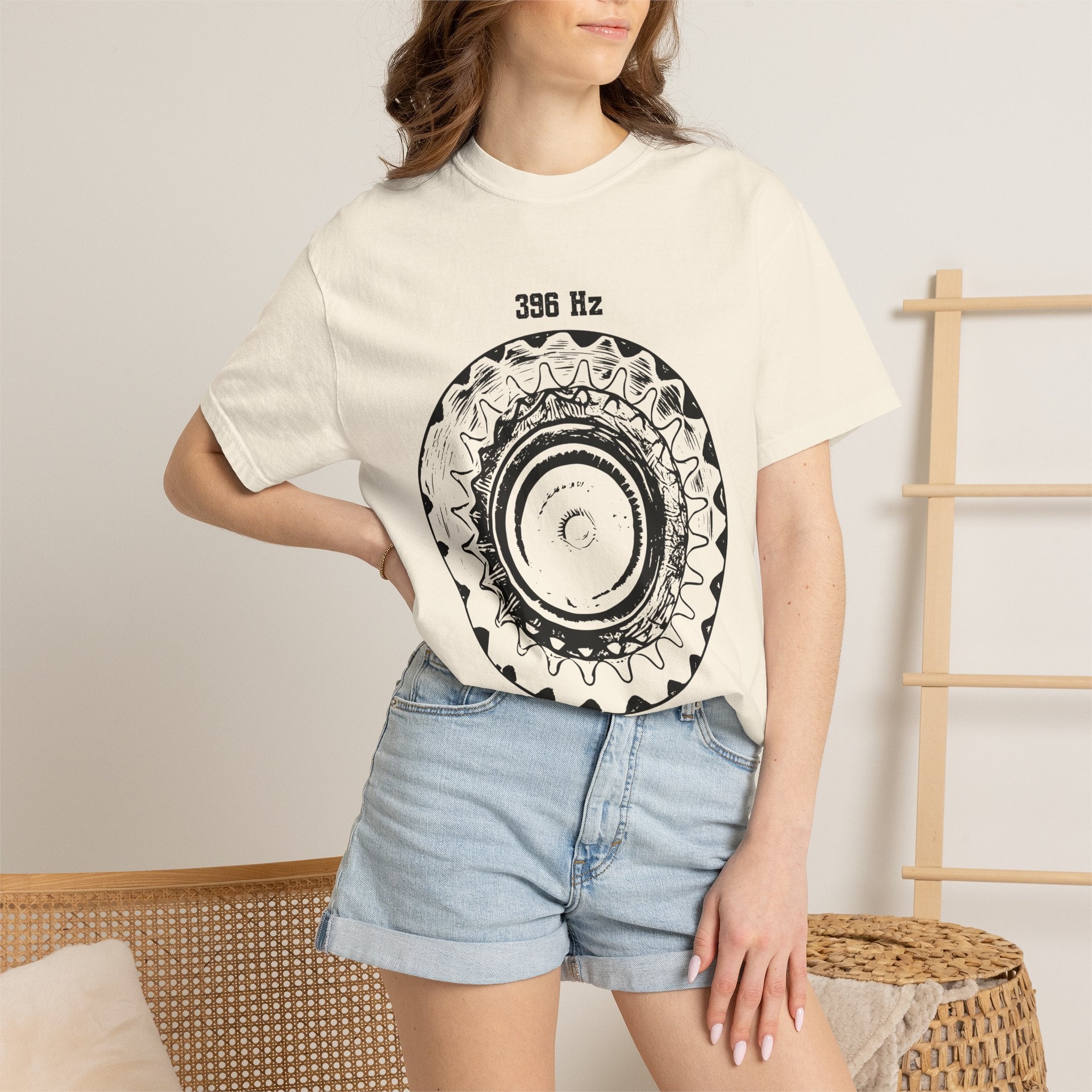 396 Hz Solfeggio Frequency Cymatics Sound Wellness Comfort Colors® Unisex T-Shirt