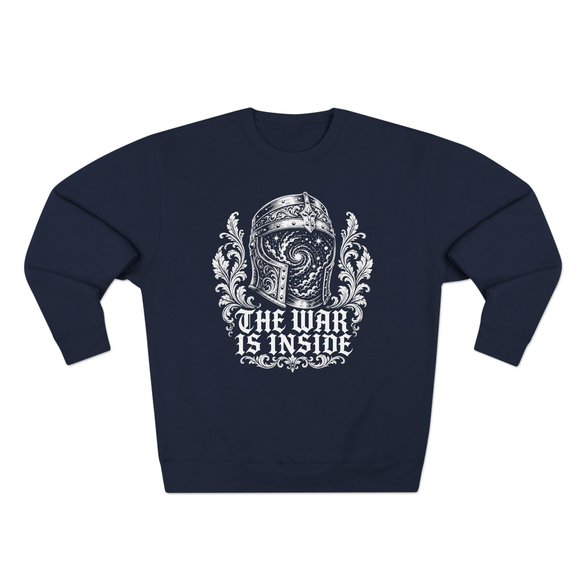 The War Is Inside Shadow Work Consciousness Premium Unisex Sweatshirt