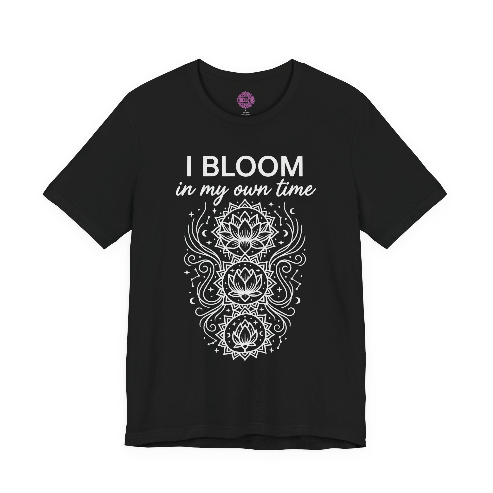 I Bloom In My Own Time Lotus Premium Unisex T-Shirt