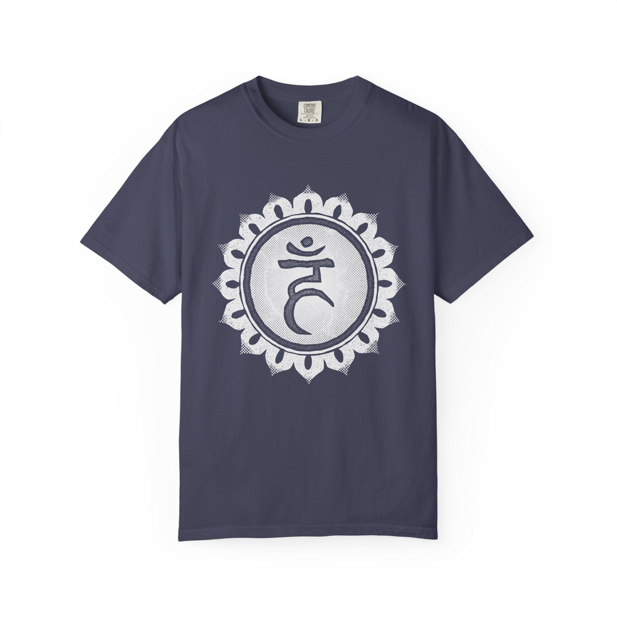 Ham Bija Vishuddha Throat Chakra Symbol Sacred Geometry Comfort Colors® Unisex T-Shirt