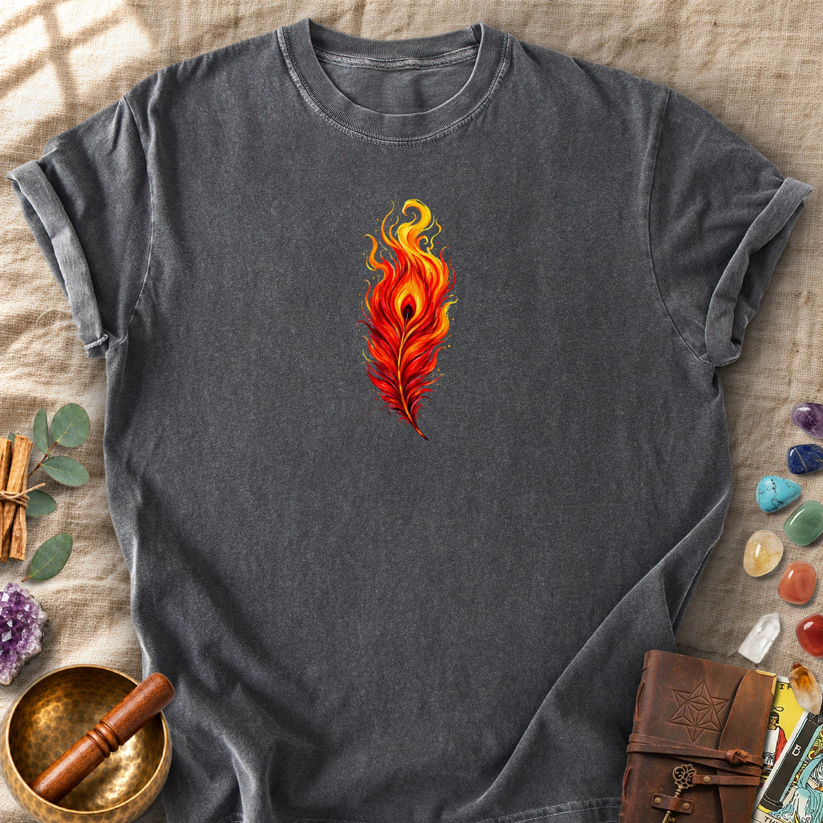 Fire Feather Comfort Colors® Unisex T-Shirt