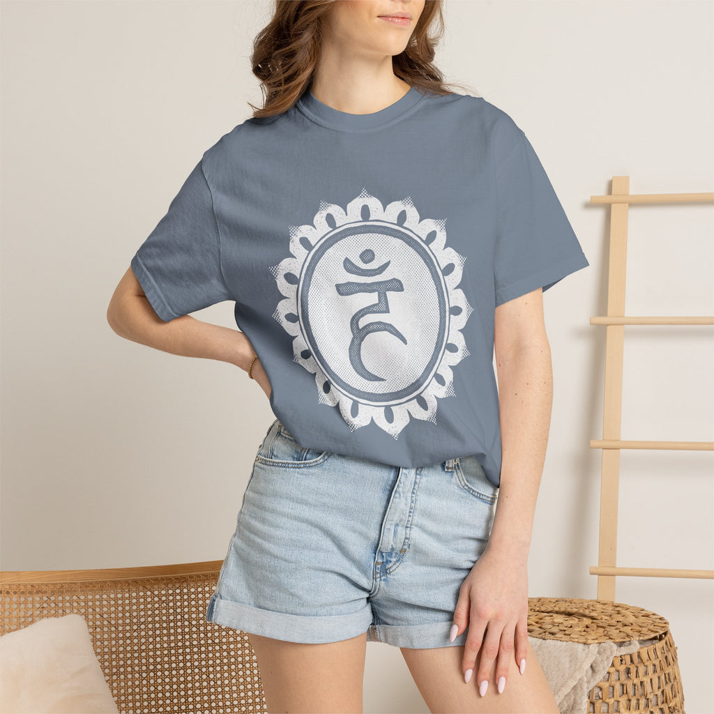 Ham Bija Vishuddha Throat Chakra Symbol Sacred Geometry Comfort Colors® Unisex T-Shirt