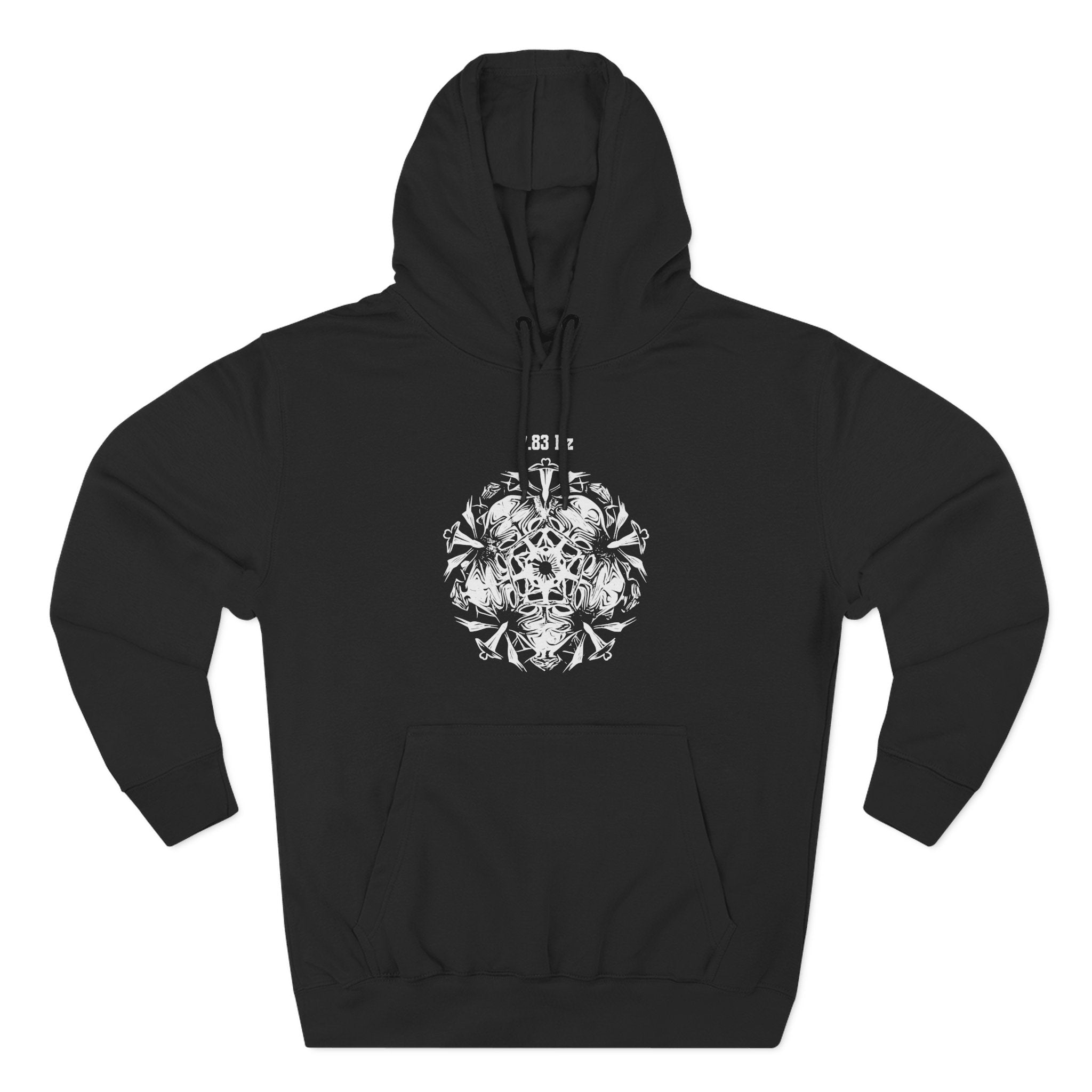 7.83 Hz Schumann Resonance Cymatics Earth Frequency Sound Premium Unisex Hoodie
