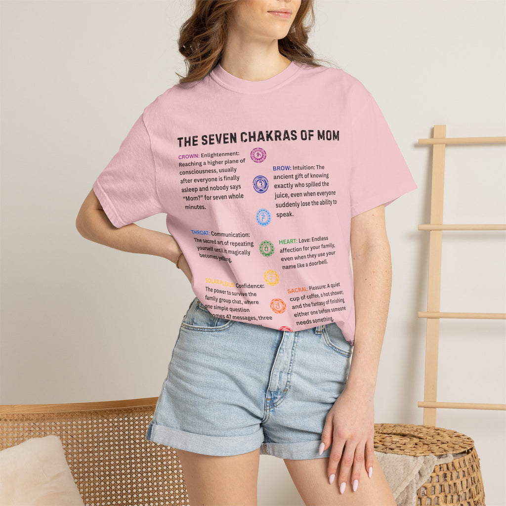 The Seven Chakras Of Mom Spiritual Humor Comfort Colors® Unisex T-Shirt