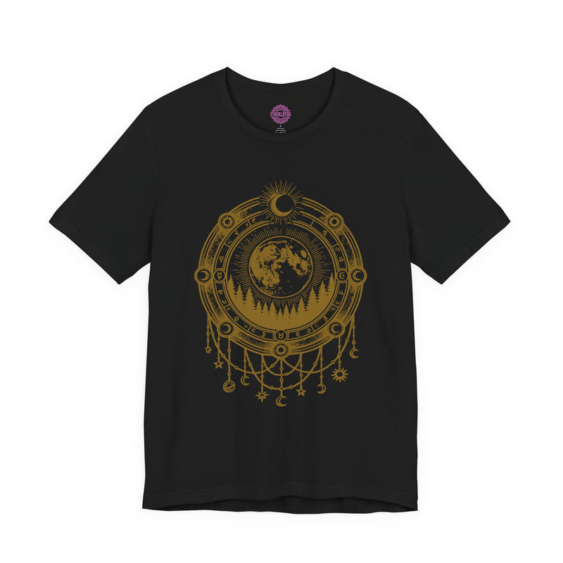 Celestial Dreamcatcher Moon Forest Protection Premium Unisex T-Shirt