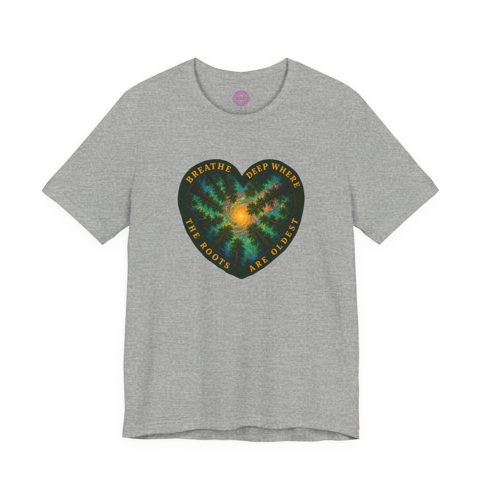 Ancient Forest Heart Sacred Roots Premium Unisex T-Shirt