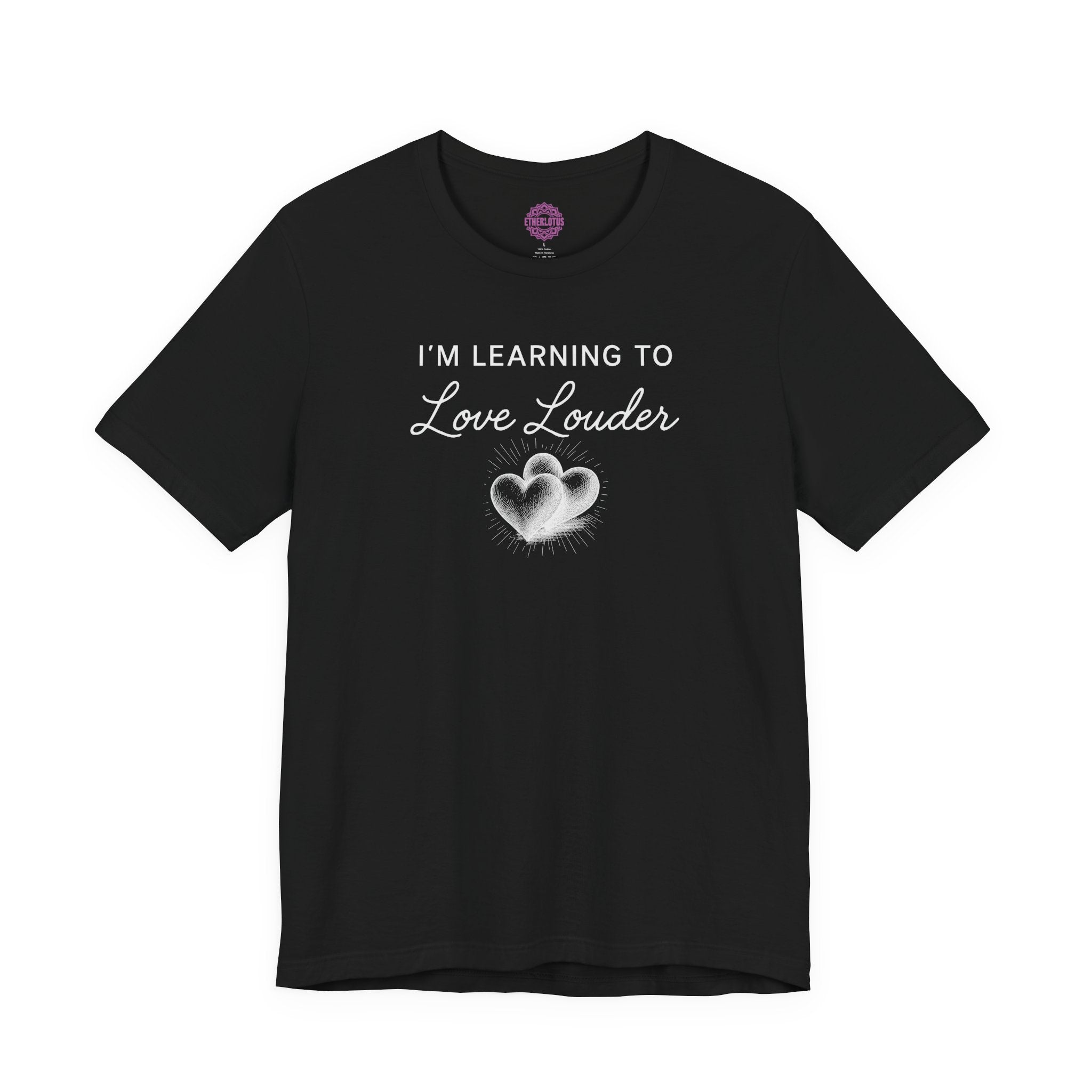 Learning To Love Louder Heart Premium Unisex T-Shirt