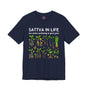 Sattva in Life New Prana Awakening in Green Form Premium Unisex T-Shirt