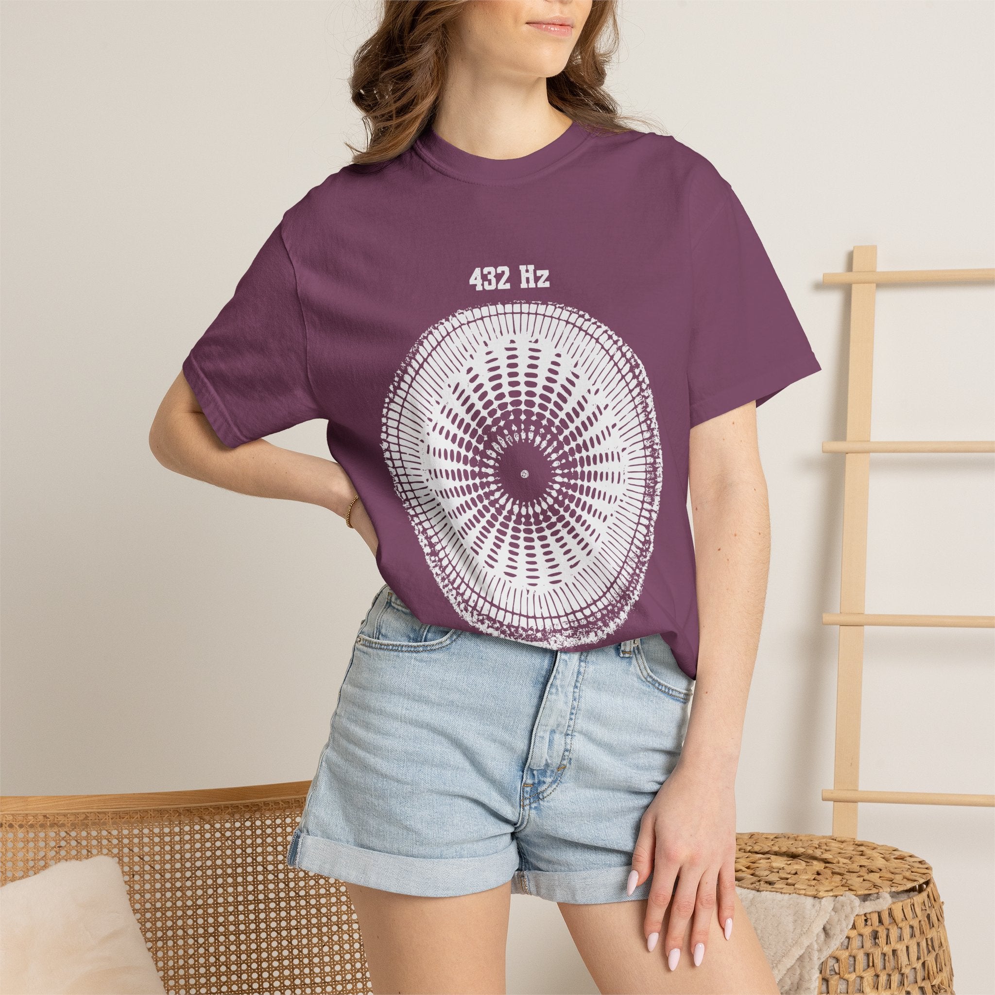 432 Hz Natural Tuning Cymatics Sacred Frequency Wellness Comfort Colors® Unisex T-Shirt