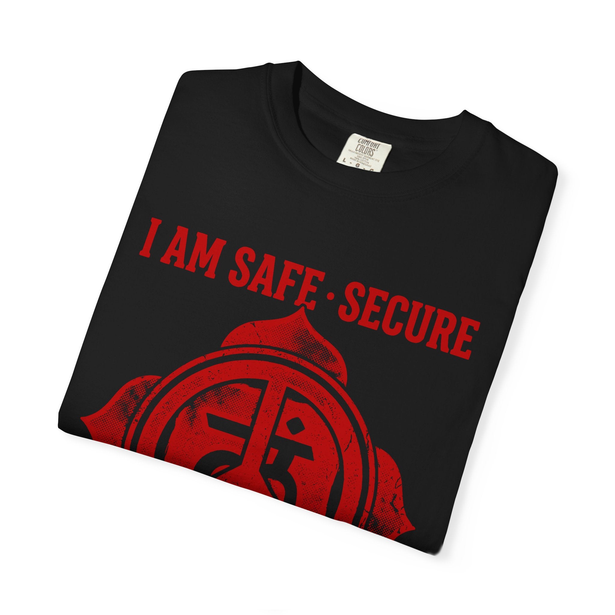 I Am Safe Secure and at Peace Root Chakra Comfort Colors® Unisex T-Shirt