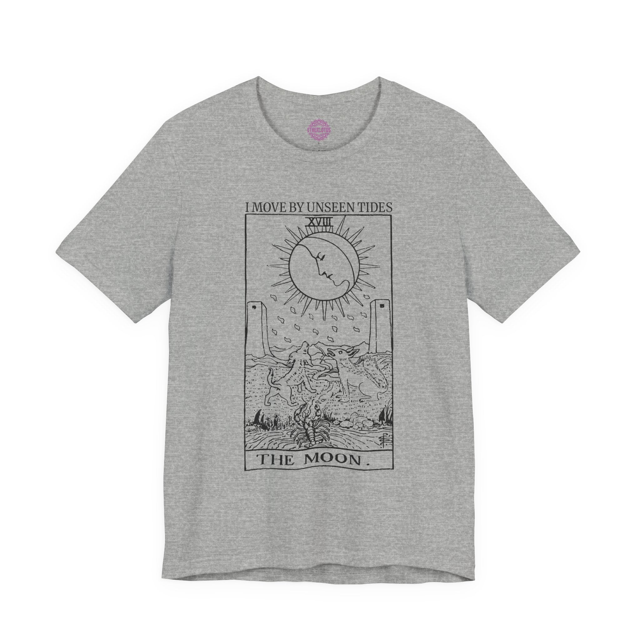 The Moon Unseen Tides Tarot Premium Unisex T-Shirt