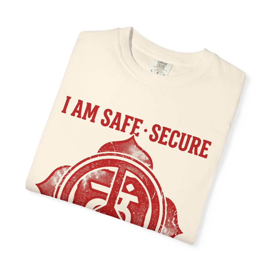 I Am Safe Secure and at Peace Root Chakra Comfort Colors® Unisex T-Shirt