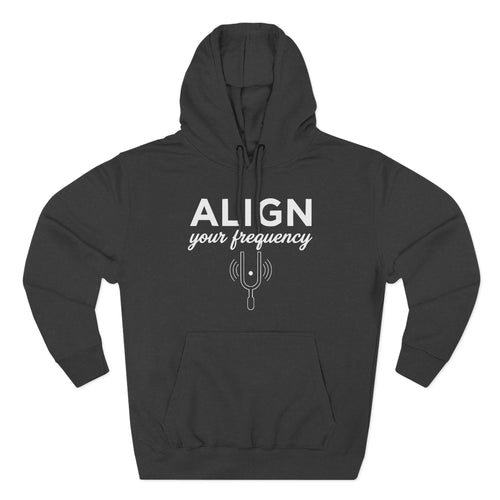 Align Your Frequency Tuning Fork Premium Unisex Hoodie