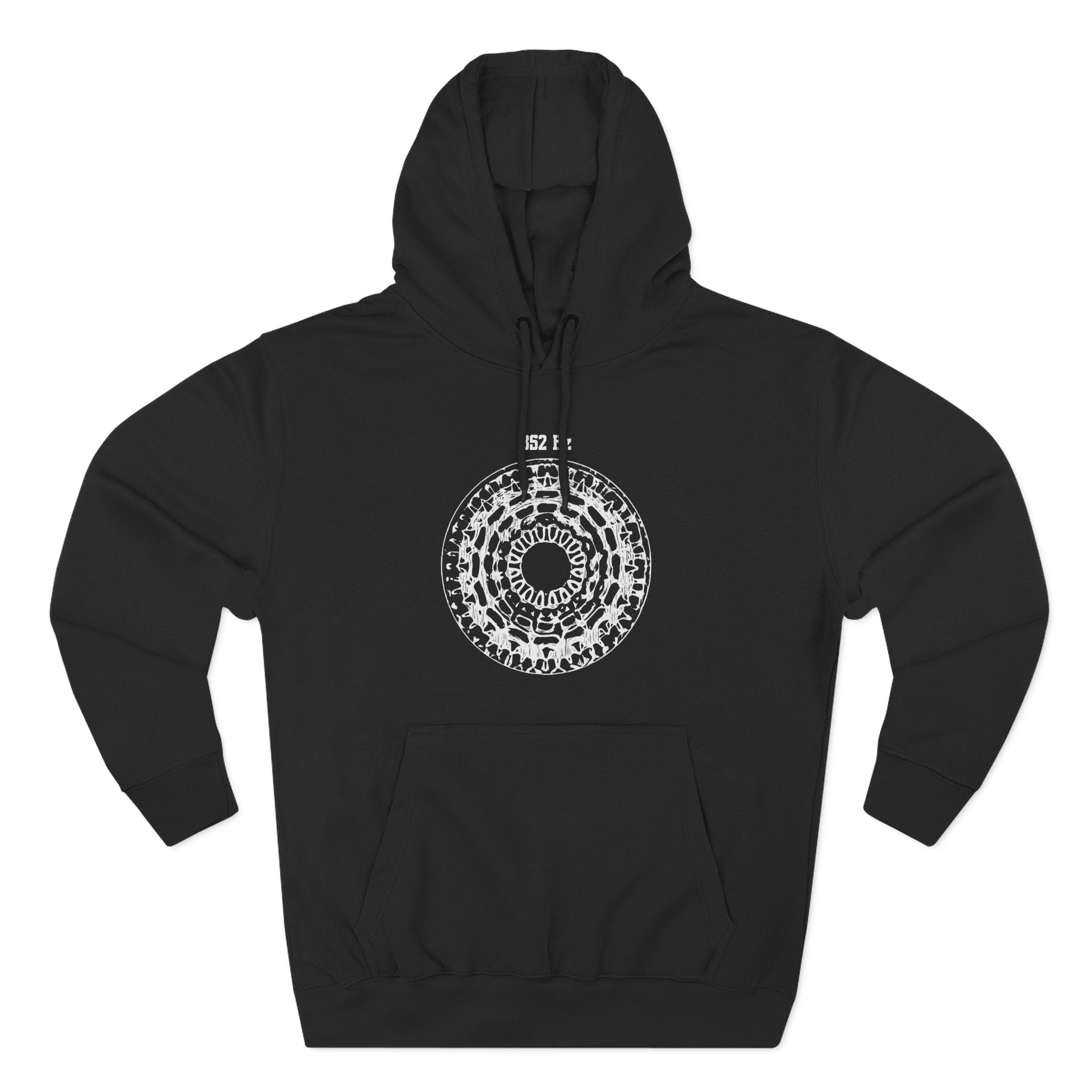 852 Hz Solfeggio Frequency Cymatics Third Eye Sound Premium Unisex Hoodie