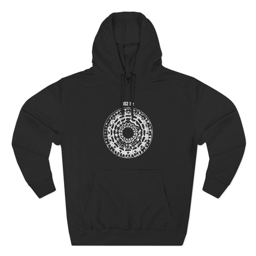 852 Hz Solfeggio Frequency Cymatics Third Eye Sound Premium Unisex Hoodie