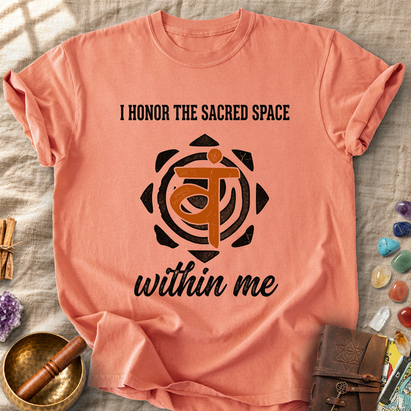 I Honor the Sacred Space Within Me Svadhisthana Chakra Comfort Colors® Unisex T-Shirt