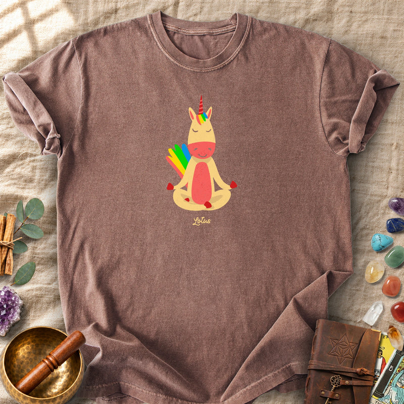 Yoga Unicorn Lotus Pose Comfort Colors® Unisex T-Shirt